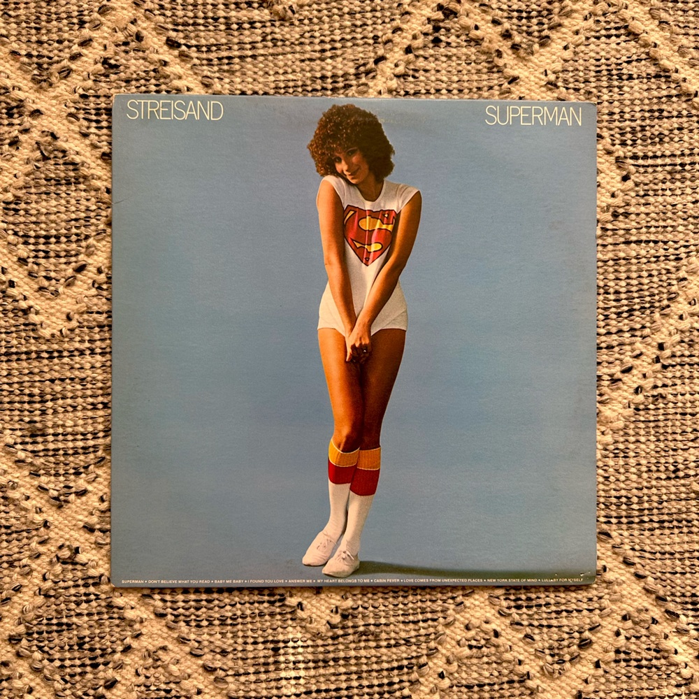 Barbra Streisand Superman Album Vinyl LP Record 1977